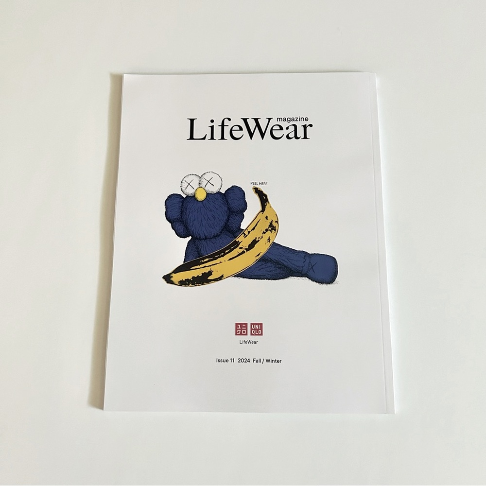UNIQLO LifeWear Magazine Issue 11 2024 Fall / Winter KAWS + WARHOL COLLAB